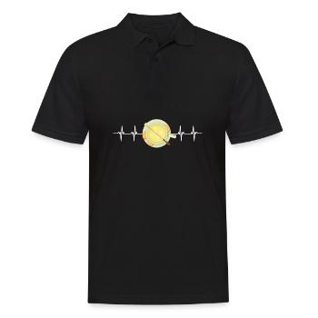 Swiss Cheese Fondue - Men's Polo Shirt - black - Front - Kai (181cm)