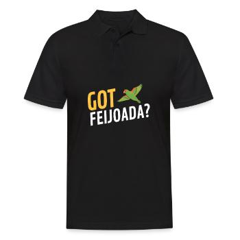 Brésil Ragoût de haricots de porc brésilien Feijoada - Polo Homme - noir - Devant - Kai (181cm)