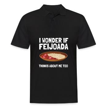 Brésil Ragoût de haricots de porc brésilien Feijoada - Polo Homme - noir - Devant - Kai (181cm)