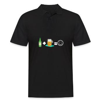 KBBQ Korean BBQ Kimchi Ramen - Men's Polo Shirt - black - Front - Kai (181cm)