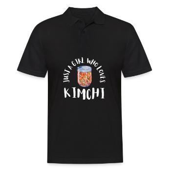 KBBQ Korean BBQ Kimchi Ramen - Men's Polo Shirt - black - Front - Kai (181cm)