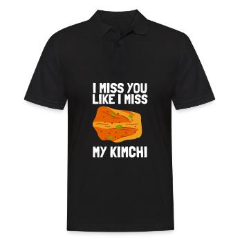 KBBQ Korean BBQ Kimchi Ramen - Men's Polo Shirt - black - Front - Kai (181cm)
