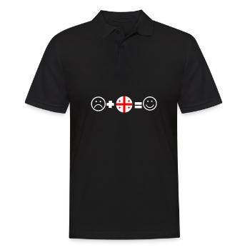 Georgian Flag - Men's Polo Shirt - black - Front - Kai (181cm)