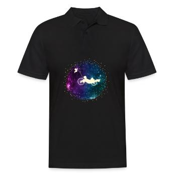 Recumbent Bike And Velomobil - Männer Poloshirt - Schwarz - Vorne - Kai (181cm)