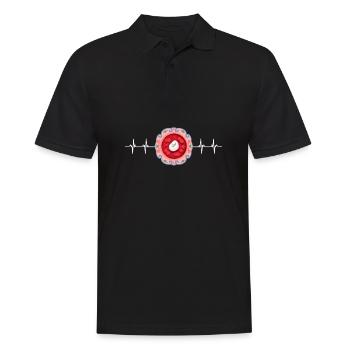Bortsch Betterave Bortsch ukrainien - Polo Homme - noir - Devant - Kai (181cm)