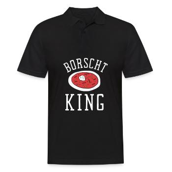 Bortsch Betterave Bortsch ukrainien - Polo Homme - noir - Devant - Kai (181cm)