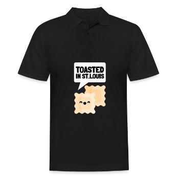 Raviolis grillés à St. Louis - Polo Homme - noir - Devant - Kai (181cm)