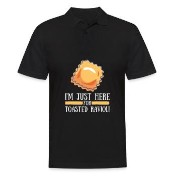 Raviolis grillés à St. Louis - Polo Homme - noir - Devant - Kai (181cm)