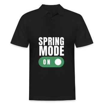 First Day Of Spring Equinox - Men's Polo Shirt - black - Front - Kai (181cm)