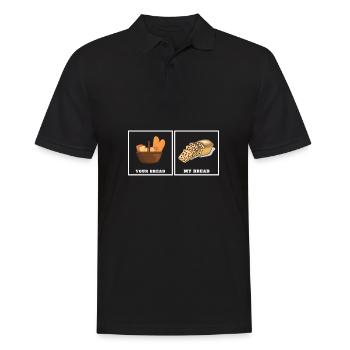 Cuisson du pain aux raisins secs - Polo Homme - noir - Devant - Kai (181cm)