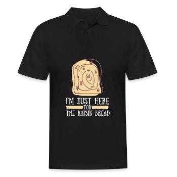 Cuisson du pain aux raisins secs - Polo Homme - noir - Devant - Kai (181cm)
