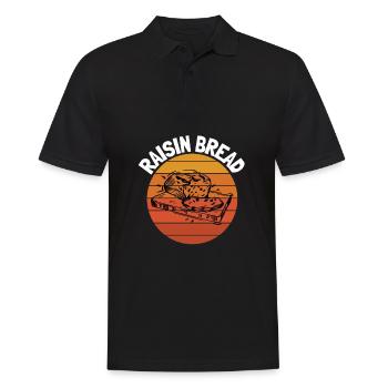 Cuisson du pain aux raisins secs - Polo Homme - noir - Devant - Kai (181cm)