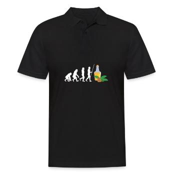Superfood Huile de lin - Polo Homme - noir - Devant - Kai (181cm)