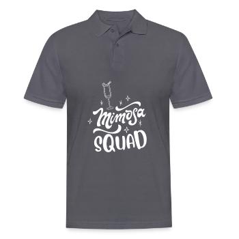 Babes Who Brunch Squat - Männer Poloshirt - Anthrazit - Vorne - Nico (186cm)