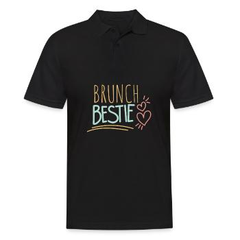 Babes Who Brunch Squat - Männer Poloshirt - Schwarz - Vorne - Kai (181cm)