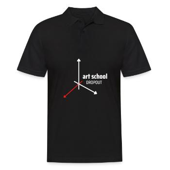 Décrochage scolaire - Polo Homme - noir - Devant - Kai (181cm)