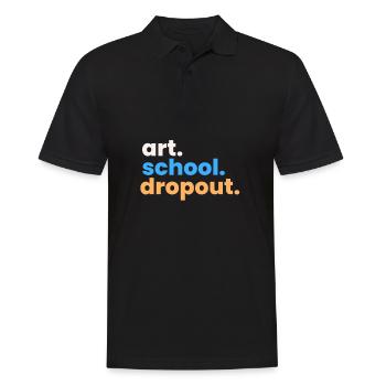 Décrochage scolaire - Polo Homme - noir - Devant - Kai (181cm)