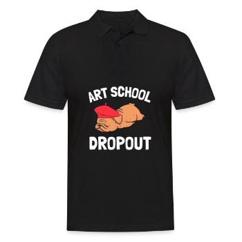 Décrochage scolaire - Polo Homme - noir - Devant - Kai (181cm)