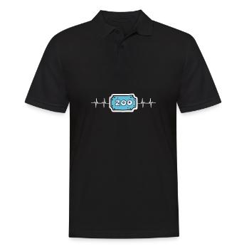 Future Zoologist Birthday Wildlife - Men's Polo Shirt - black - Front - Kai (181cm)