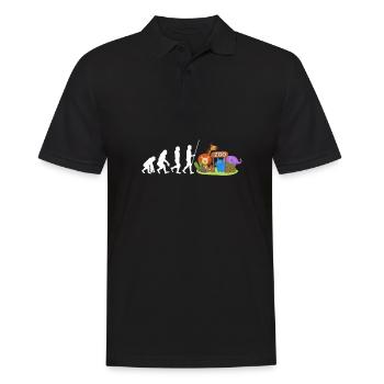 Future Zoologist Birthday Wildlife - Men's Polo Shirt - black - Front - Kai (181cm)