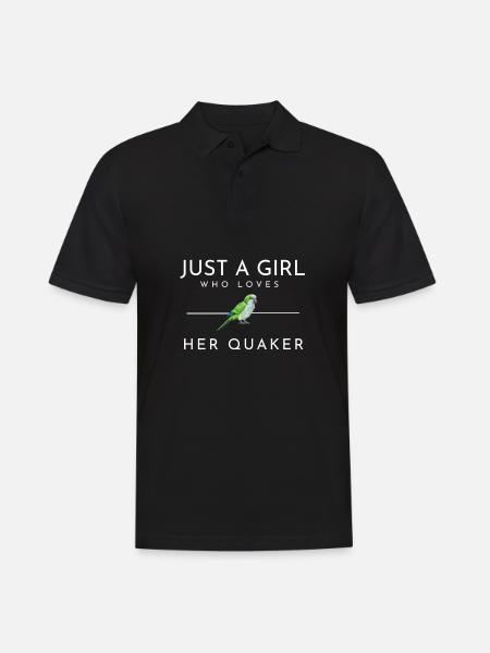 Blue Quaker Parrot Mom - Men's Polo Shirt - black