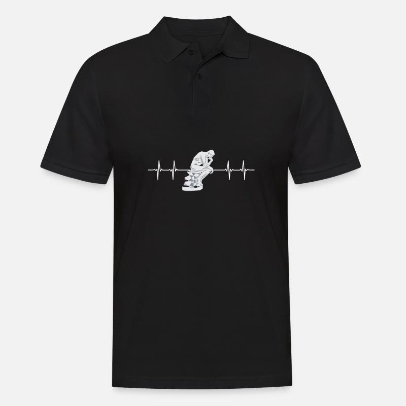 Philosophical Debate Feeling Philoslothical - Männer Poloshirt - Schwarz