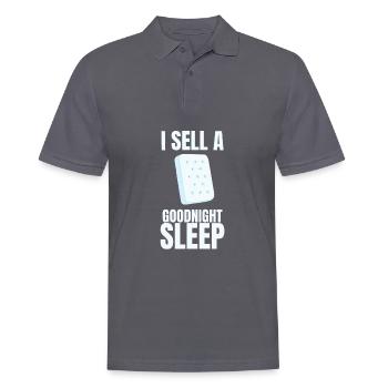 Meilleur vendeur de matelas de lit Docteur - Polo Homme - charbon - Devant - Nico (186cm)
