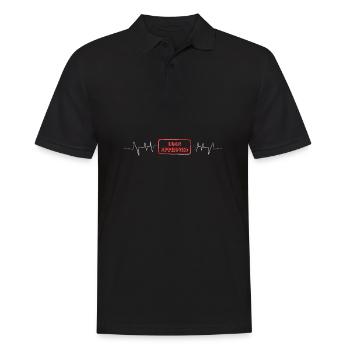 Loan Heartbeat - Loan Officer Mortgage Broker - Men's Polo Shirt - black - Front - Kai (181cm)