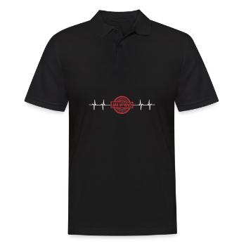 Loan Heartbeat - Loan Officer Mortgage Broker - Männer Poloshirt - Schwarz - Vorne - Kai (181cm)