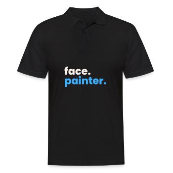 Face Painter And Face Painting - Men's Polo Shirt - black - Front - Kai (181cm)