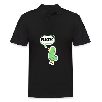 Parcero Colombia Colombian Cartagena Medellin And - Männer Poloshirt - Schwarz - Vorne - Kai (181cm)
