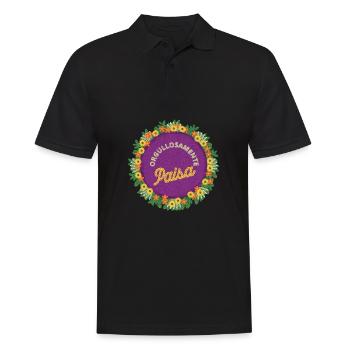 Parcero Colombia Colombian Cartagena Medellin And - Männer Poloshirt - Schwarz - Vorne - Kai (181cm)