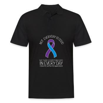 Arthrite psoriasique Guerrier et APS chronique - Polo Homme - noir - Devant - Kai (181cm)
