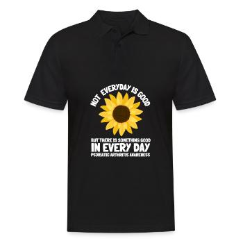 Arthrite psoriasique Guerrier et APS chronique - Polo Homme - noir - Devant - Kai (181cm)