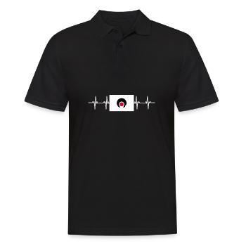 Drapeau du Japon - Kagoshima - Polo Homme - noir - Devant - Kai (181cm)