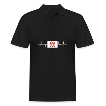 Drapeau du Japon - Kanagawa - Polo Homme - noir - Devant - Kai (181cm)