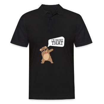 Volatility Options Trading Trader - Men's Polo Shirt - black - Front - Kai (181cm)