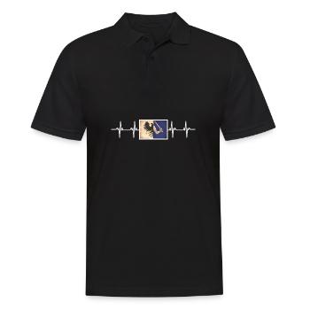 Irish Ireland Connacht Flag - Männer Poloshirt - Schwarz - Vorne - Kai (181cm)