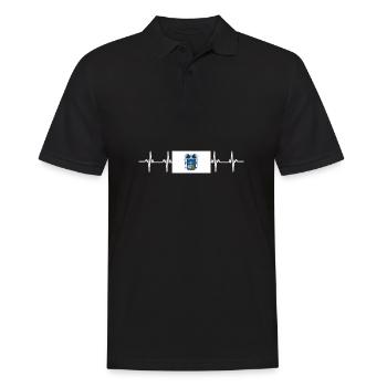 Mexique Mexique Aguascalientes Drapeau - Polo Homme - noir - Devant - Kai (181cm)