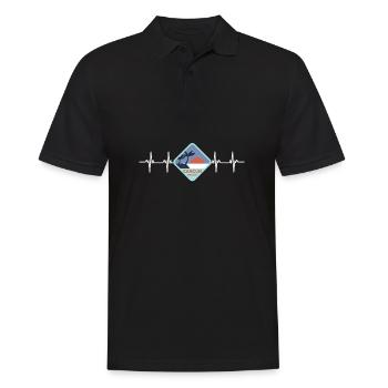 Mexican Mexico Cancun Flag - Männer Poloshirt - Schwarz - Vorne - Kai (181cm)