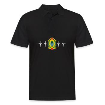 Drapeau mexicain mexicain Durango - Polo Homme - noir - Devant - Kai (181cm)