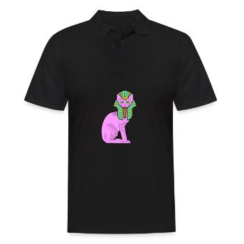 Sphynx Mom Cat Hairless Cat Owner - Männer Poloshirt - Schwarz - Vorne - Kai (181cm)
