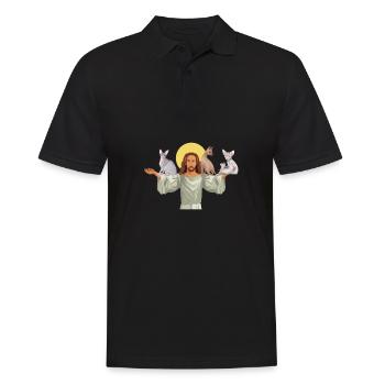 Sphynx Mom Cat Hairless Cat Owner - Männer Poloshirt - Schwarz - Vorne - Kai (181cm)