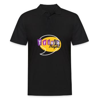 Game Night Host Question Game Night - Men's Polo Shirt - black - Front - Kai (181cm)