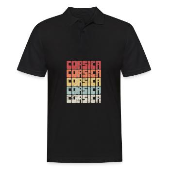 Corse Corsu Corssica 2B Head De Maure Corsica - Polo Homme - noir - Devant - Kai (181cm)
