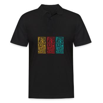 Assyrian Mythology Sumerian Mesopotamia - Men's Polo Shirt - black - Front - Kai (181cm)