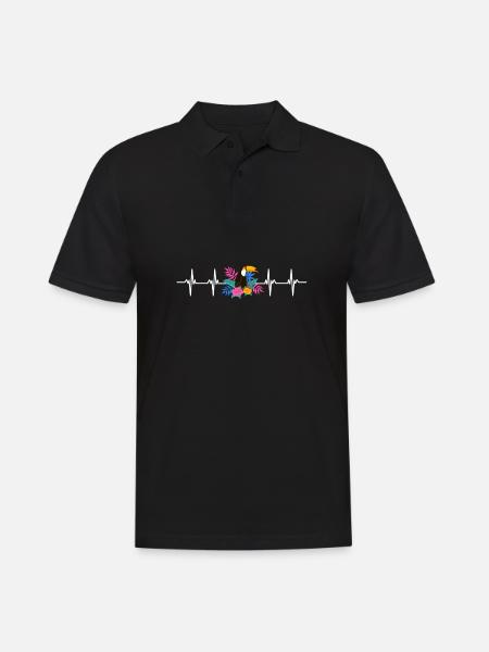 Save The Rainforest - Männer Poloshirt - Schwarz