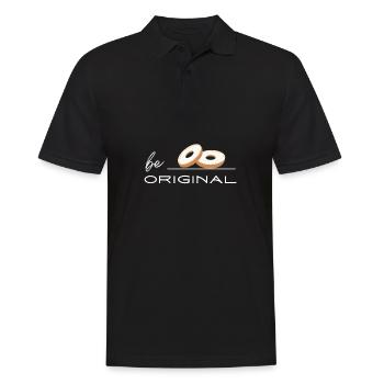 Sesame Bagel New York Jewish Deli - Männer Poloshirt - Schwarz - Vorne - Kai (181cm)