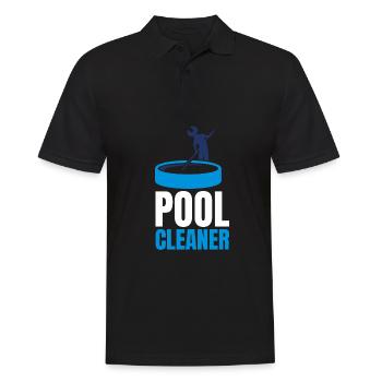 Pool Guy Maintenance And Swimming Pool Cleaner - Männer Poloshirt - Schwarz - Vorne - Kai (181cm)