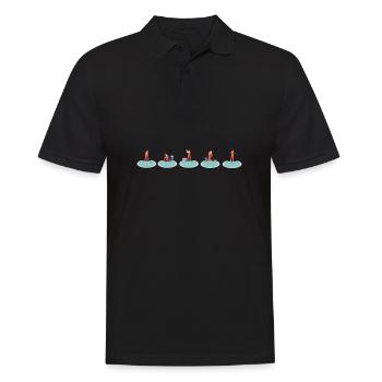 Pool Guy Maintenance And Swimming Pool Cleaner - Männer Poloshirt - Schwarz - Vorne - Kai (181cm)